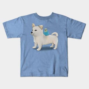 Dog and parrot Kids T-Shirt